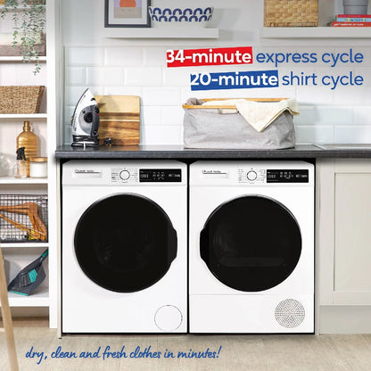 Russell Hobbs RH9HPTD111W 11 Series 9kg Heat Pump Tumble Dryer in White