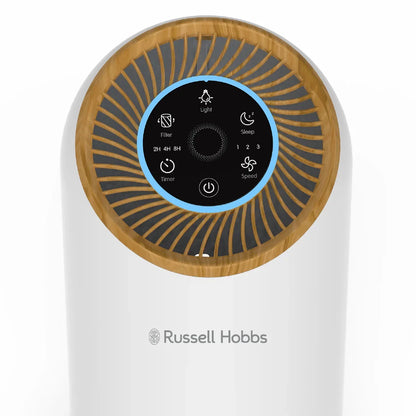 Russell Hobbs RHAP1031WDW, Clean Air Compact 2 Air Purifier in Wood & White