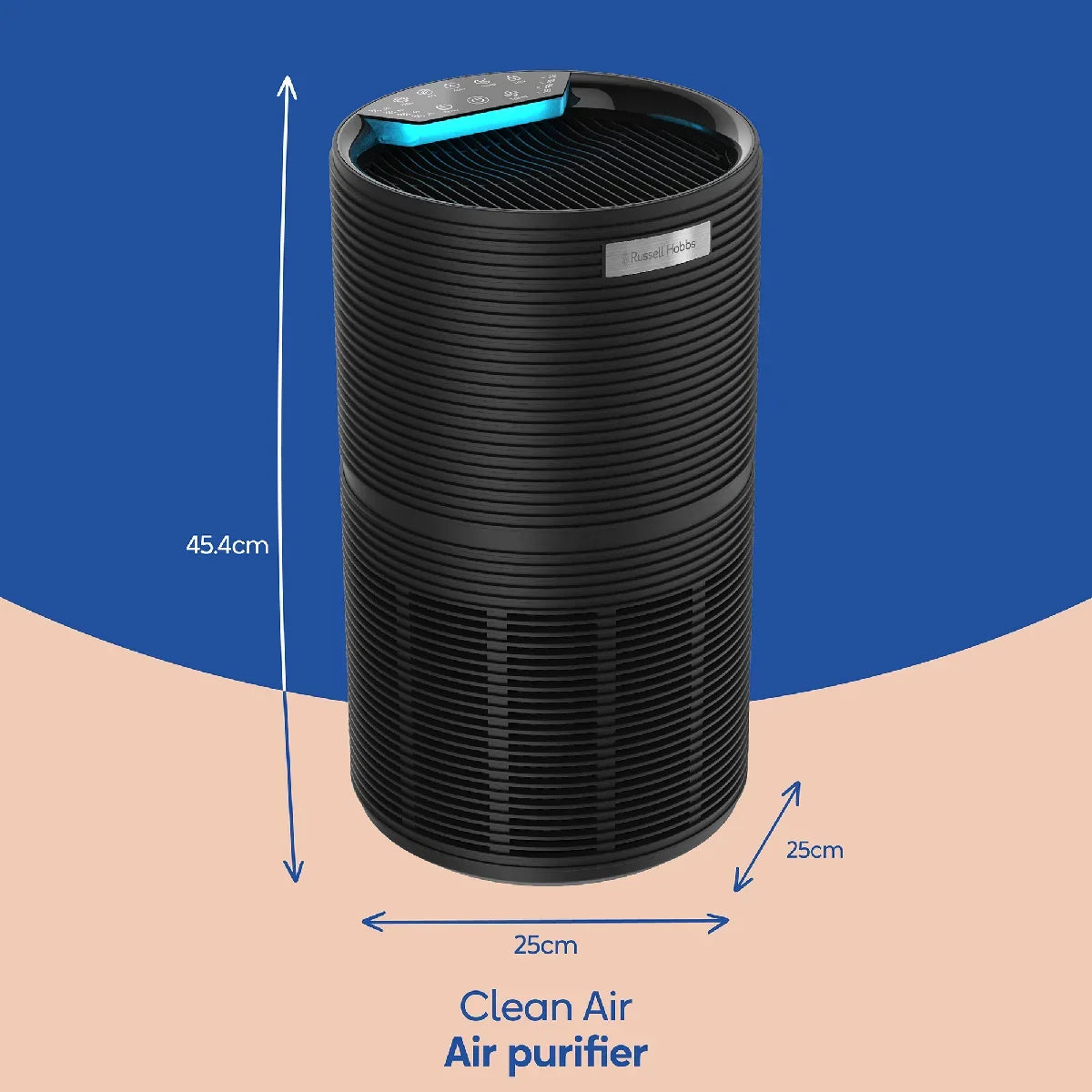 Russell Hobbs RHAP2831B Clean Air Style Air Purifier in Black