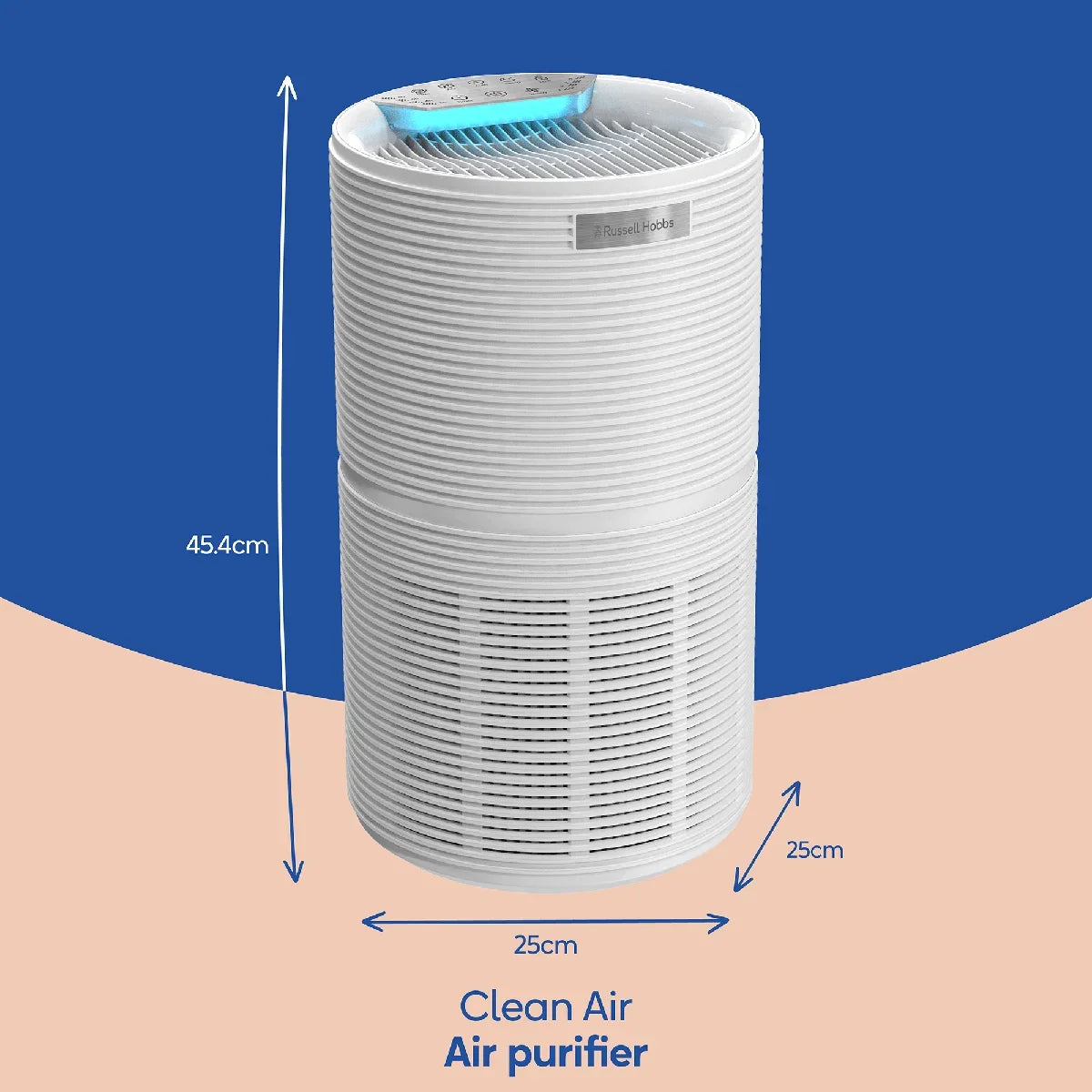 Russell Hobbs RHAP2831W Clean Air Style Air Purifier in White