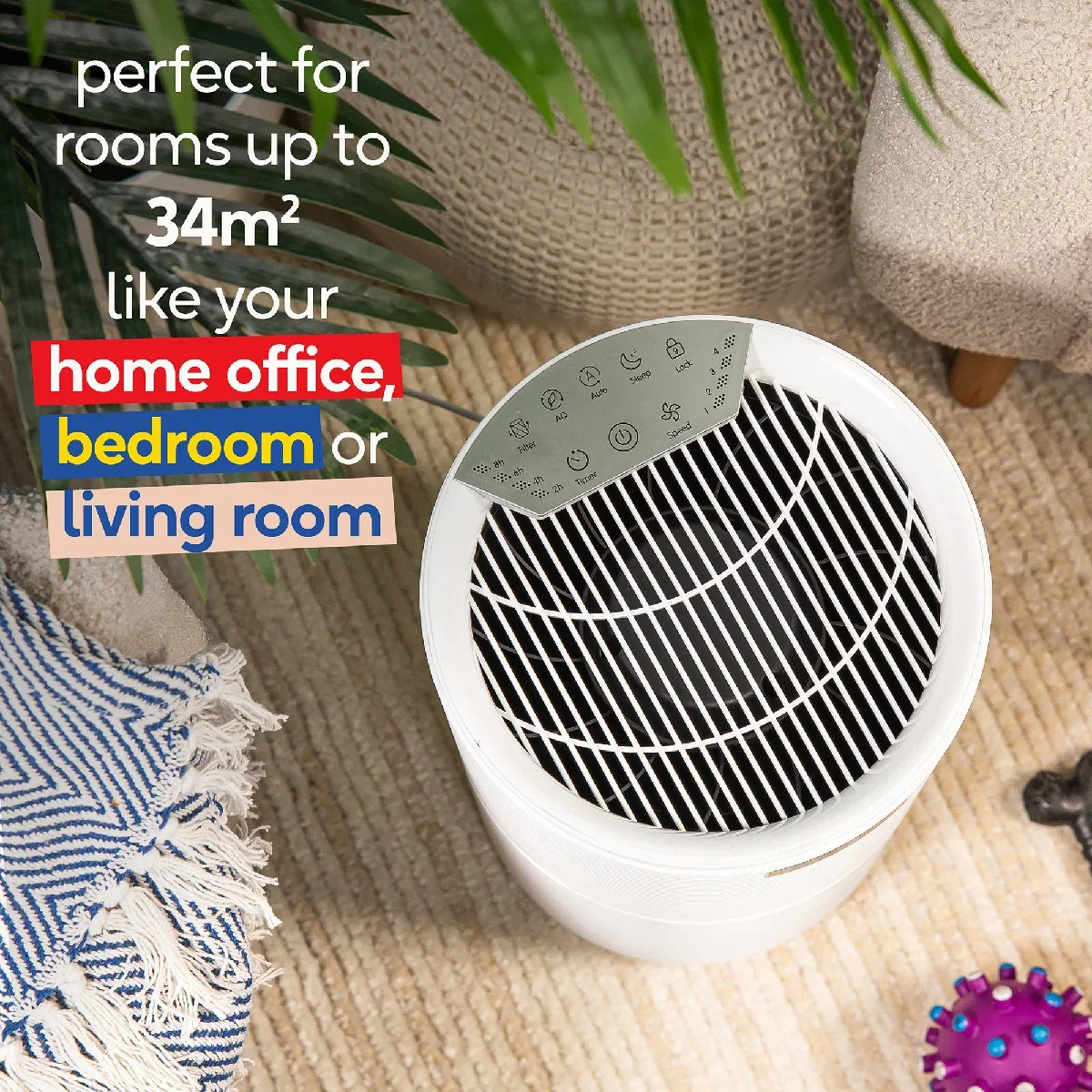Russell Hobbs RHAP2831W Clean Air Style Air Purifier in White