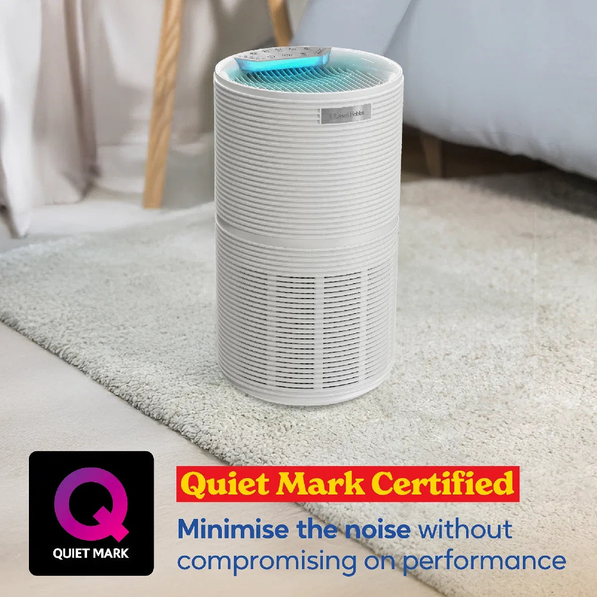 Russell Hobbs RHAP2831W Clean Air Style Air Purifier in White