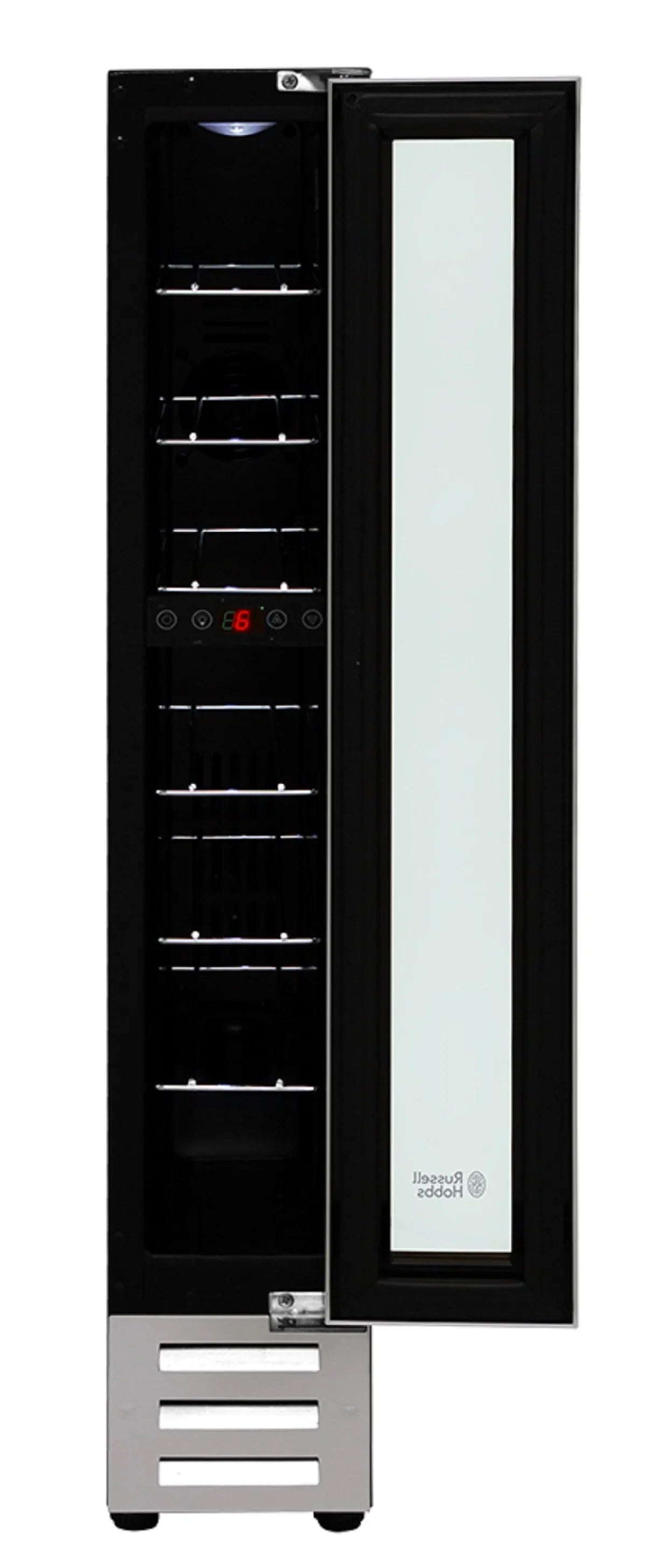 Russell Hobbs RHBI7WC1SS Stainless Steel Freestanding & Built In 7 Bottle Wine Cooler