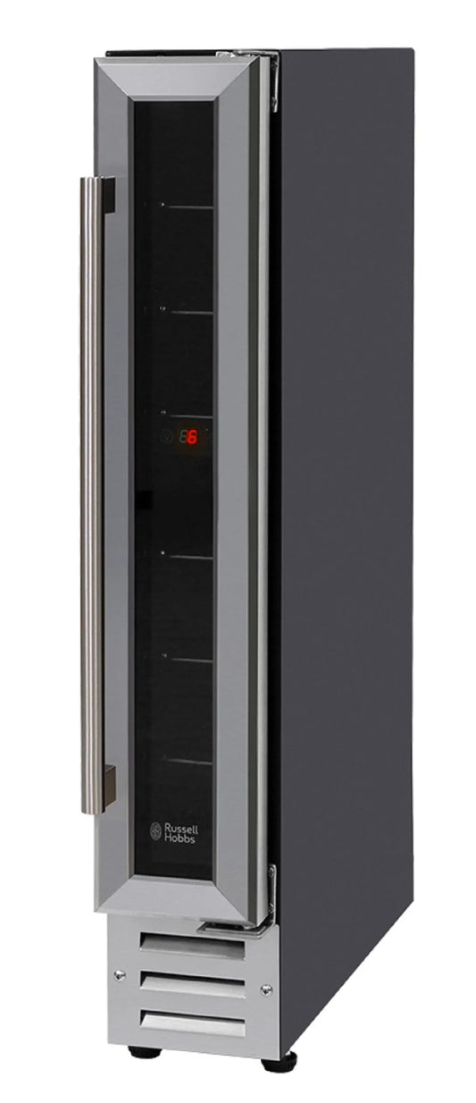 Russell Hobbs RHBI7WC1SS Stainless Steel Freestanding & Built In 7 Bottle Wine Cooler