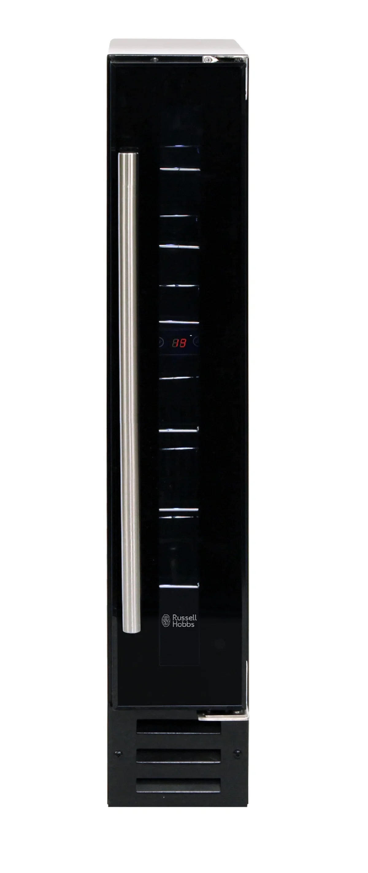 Russell Hobbs RHBI7WC1 Black Glass Freestanding & Built In 7 Bottle Wine Cooler
