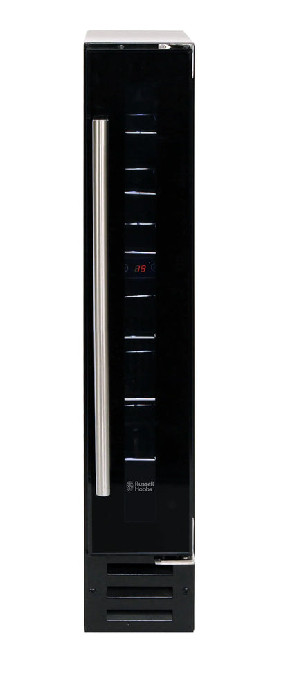 Russell Hobbs RHBI7WC1 Black Glass Freestanding & Built In 7 Bottle Wine Cooler