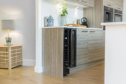Russell Hobbs RHBI7WC1 Black Glass Freestanding & Built In 7 Bottle Wine Cooler