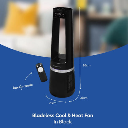 Russell Hobbs RHBLDL25B, Bladeless Cool and Heat in Black