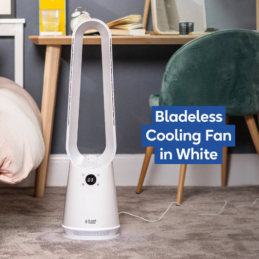 Russell Hobbs RHBLDLC25, Bladeless Cooling Fan in White