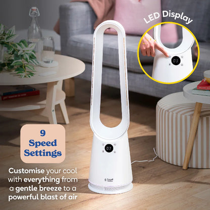 Russell Hobbs RHBLDLC25, Bladeless Cooling Fan in White