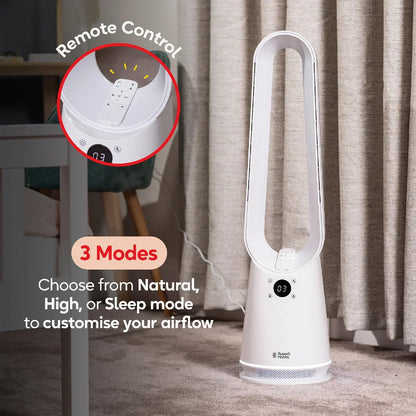 Russell Hobbs RHBLDLC25, Bladeless Cooling Fan in White