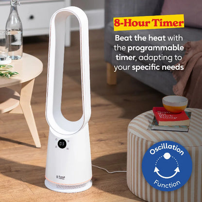 Russell Hobbs RHBLDLC25, Bladeless Cooling Fan in White