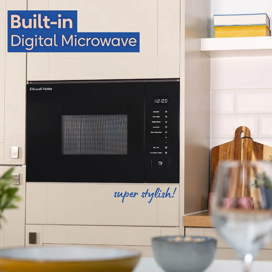 Russell Hobbs RHBM2002B Digital Microwave & Grill 20L, Black