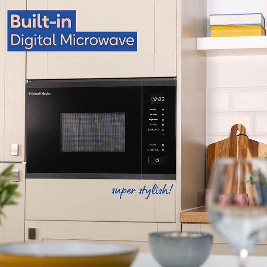Russell Hobbs RHBM2002DS Digital Microwave & Grill 20L, Dark Steel
