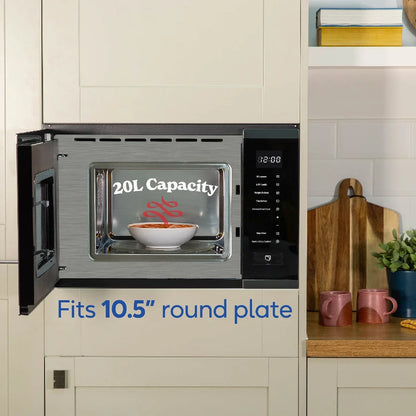 Russell Hobbs RHBM2002DS Digital Microwave & Grill 20L, Dark Steel