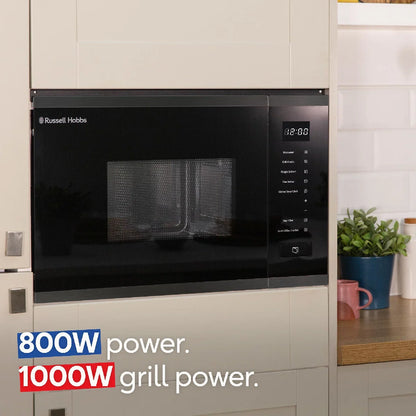 Russell Hobbs RHBM2002DS Digital Microwave & Grill 20L, Dark Steel