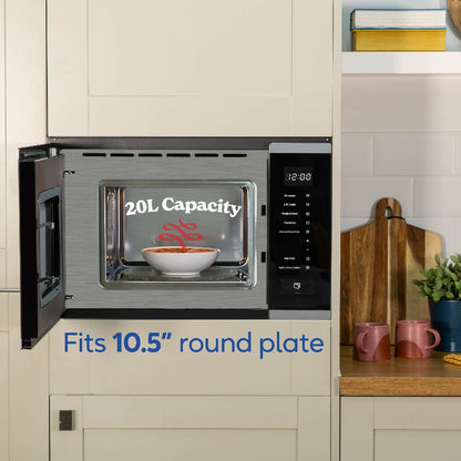 Russell Hobbs RHBM2002SS Digital Microwave & Grill 20L, Stainless Steel
