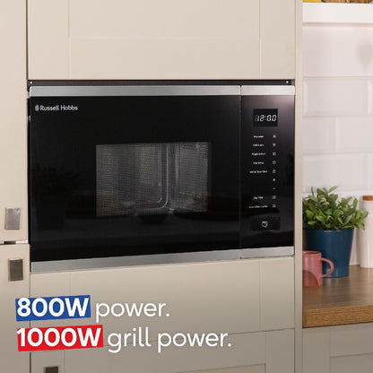 Russell Hobbs RHBM2002SS Digital Microwave & Grill 20L, Stainless Steel