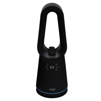 Russell Hobbs RHCBLDL3IN1B, Bladeless Cool and Heat Fan in Black