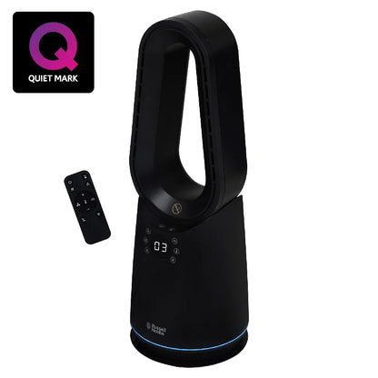 Russell Hobbs RHCBLDL3IN1B, Bladeless Cool and Heat Fan in Black