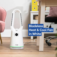 Russell Hobbs RHCBLDL3IN1, Bladeless Cool and Heat Fan in White