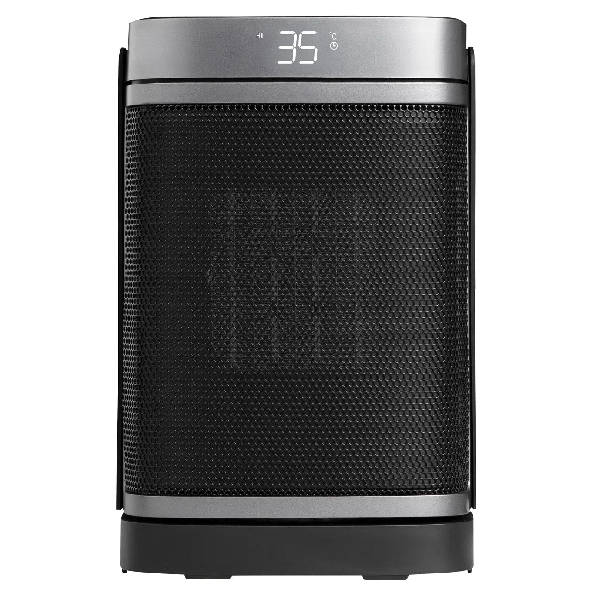 Russell Hobbs, RHCH2001S, 1.5kW Oscillating Ceramic Heater in Black and Silver, Square Design