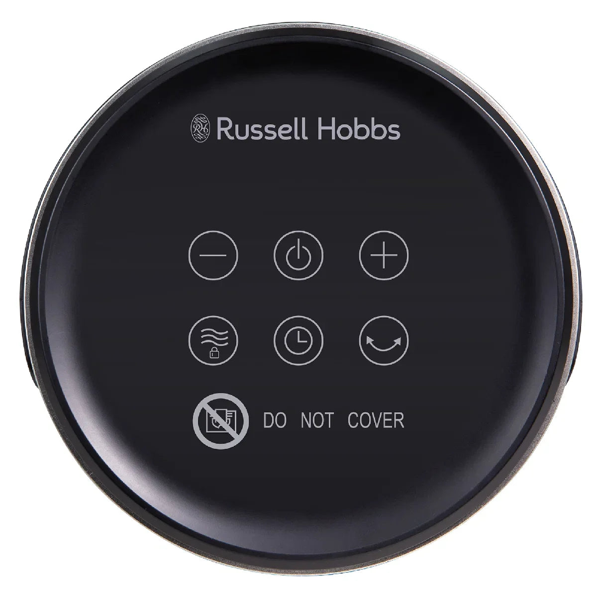Russell Hobbs RHCH2002S 1.5kW Oscillating Ceramic Heater in Black and Silver