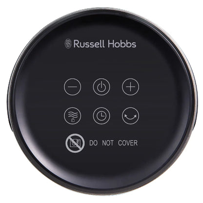 Russell Hobbs RHCH2002S 1.5kW Oscillating Ceramic Heater in Black and Silver