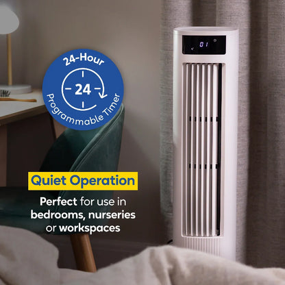 Russell Hobbs RHCLT5L Tower Air Cooler 5 Litre in White