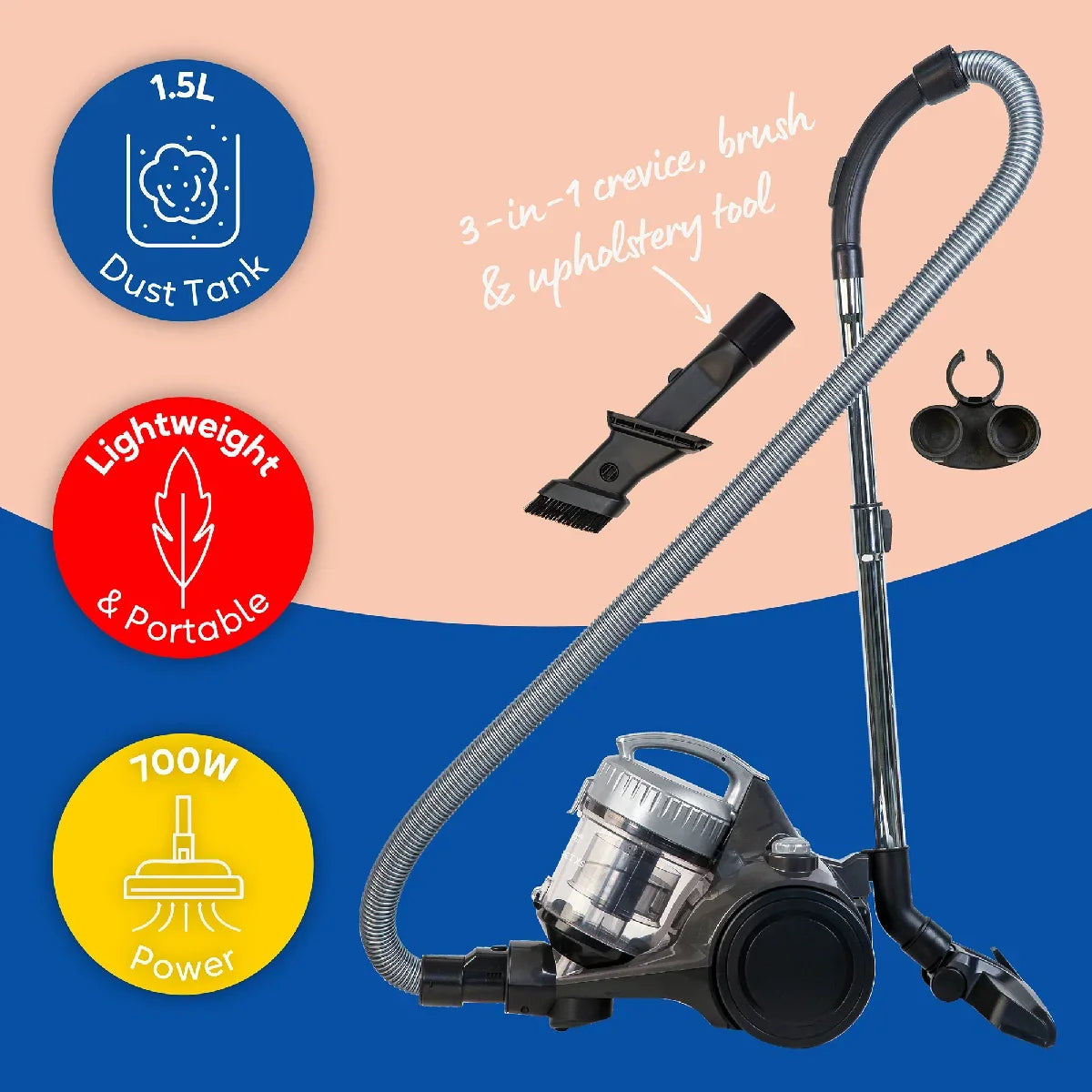 Russell Hobbs® RHCV1611 Compact XS Cylinder Vacuum