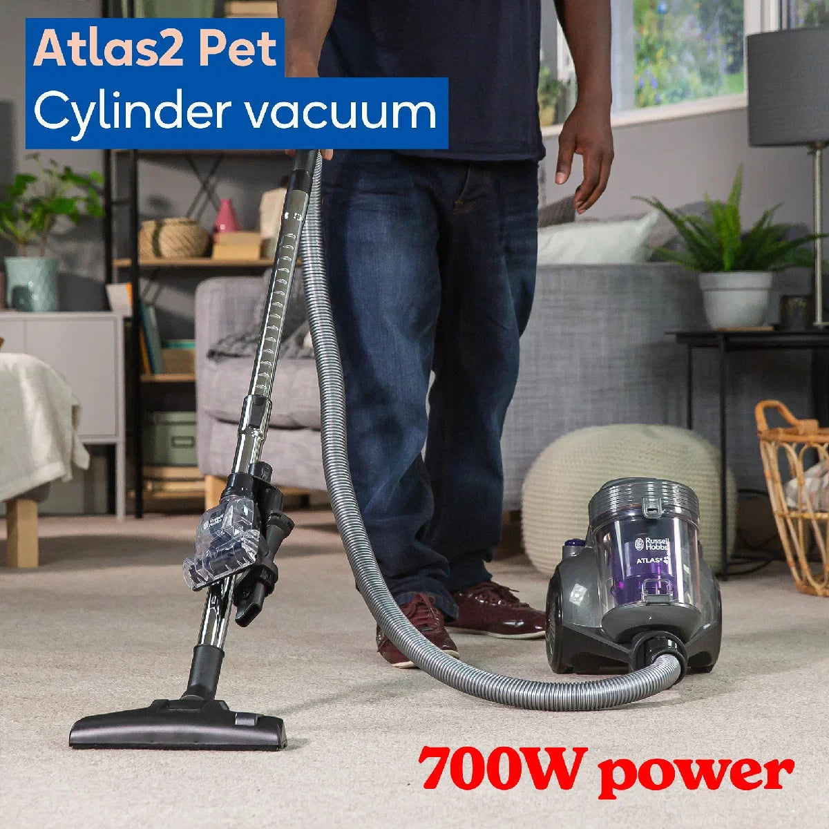 Russell Hobbs® RHCV3601 Atlas2 Pet Cylinder Vacuum