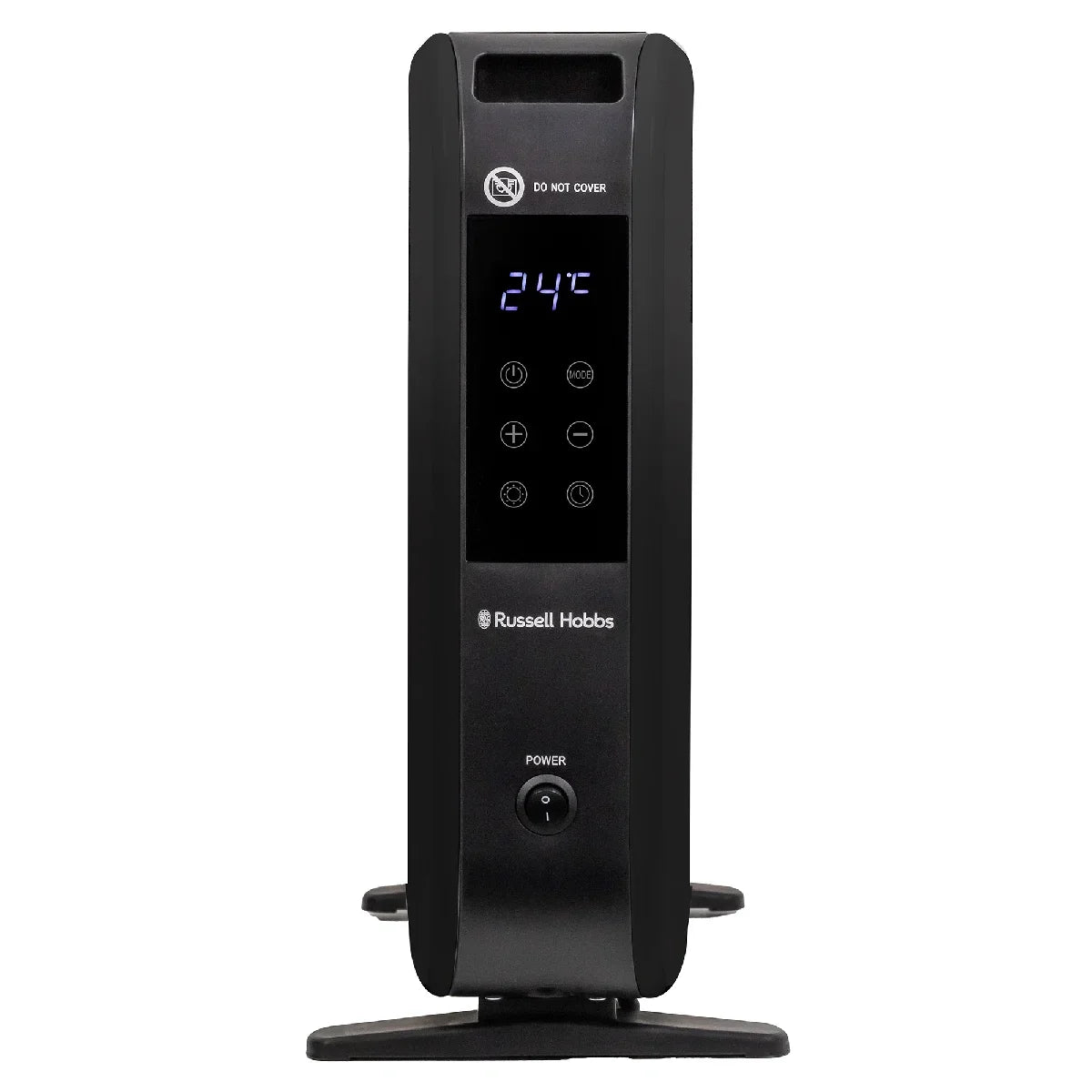 Russell Hobbs RHCVH2003B 2kW Digital Touch Panel Convection Heater W/Remote in Black