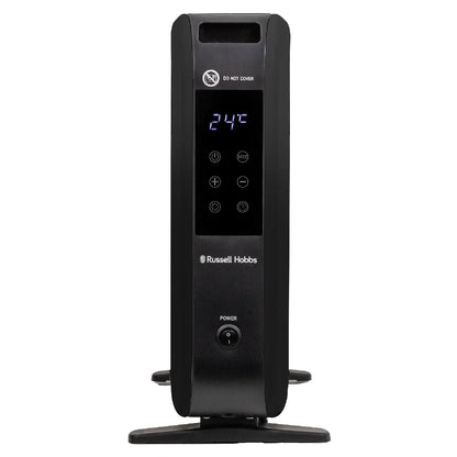 Russell Hobbs RHCVH2003B 2kW Digital Touch Panel Convection Heater W/Remote in Black