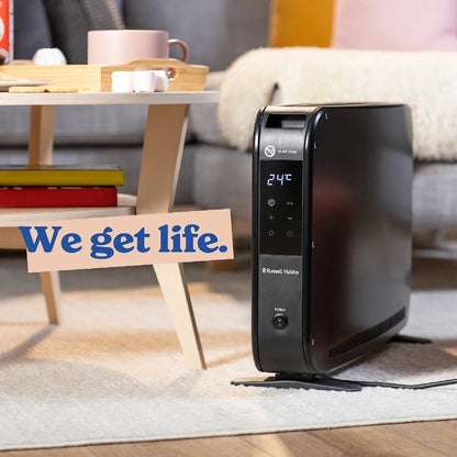 Russell Hobbs RHCVH2003B 2kW Digital Touch Panel Convection Heater W/Remote in Black