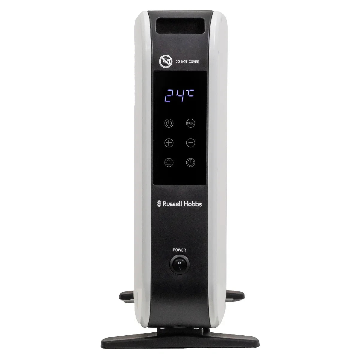 Russell Hobbs RHCVH2003 2kW Digital Touch Panel Convection Heater W/Remote in White