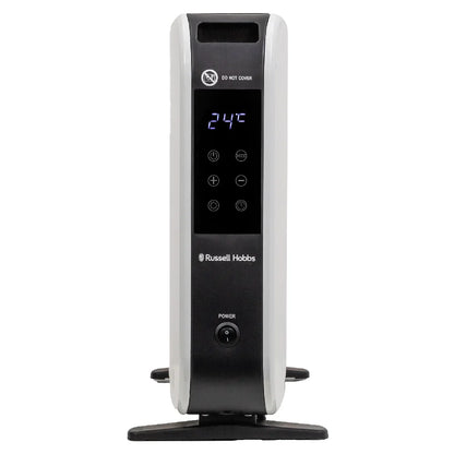 Russell Hobbs RHCVH2003 2kW Digital Touch Panel Convection Heater W/Remote in White