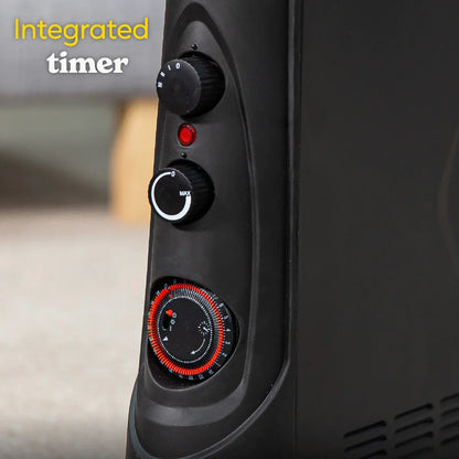 Russell Hobbs RHCVH4002B 2kW Convection Heater with Timer in Black