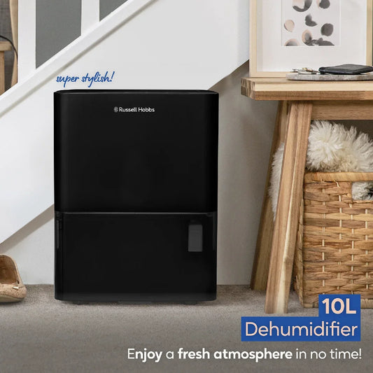 Russell Hobbs RHDH1001B 10L Dehumidifier in Black