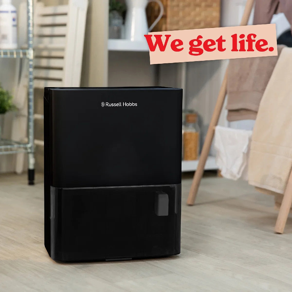 Russell Hobbs RHDH1001B 10L Dehumidifier in Black