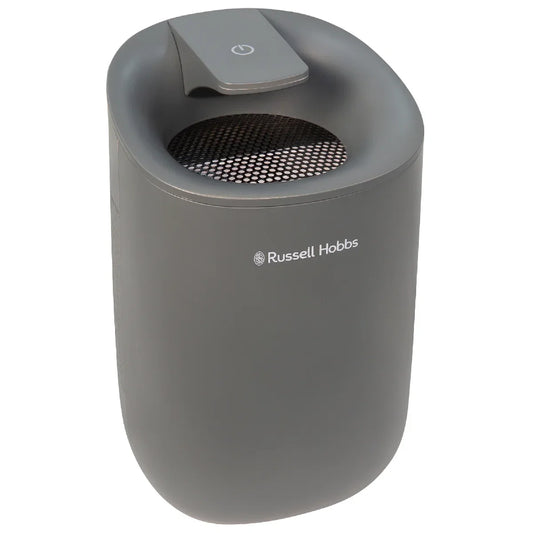 Russell Hobbs RHDH1061G Fresh Air Mini, Compact Dehumidifier, 300ml/day, Grey