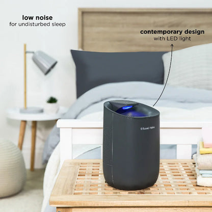 Russell Hobbs RHDH1061G Fresh Air Mini, Compact Dehumidifier, 300ml/day, Grey