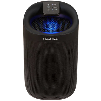 Russell Hobbs RHDH1101B Fresh Air Pro Compact Dehumidifier and Air Purifier, Ozone Free, 750ml/day, Black