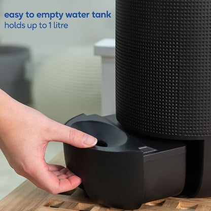 Russell Hobbs RHDH1101B Fresh Air Pro Compact Dehumidifier and Air Purifier, Ozone Free, 750ml/day, Black