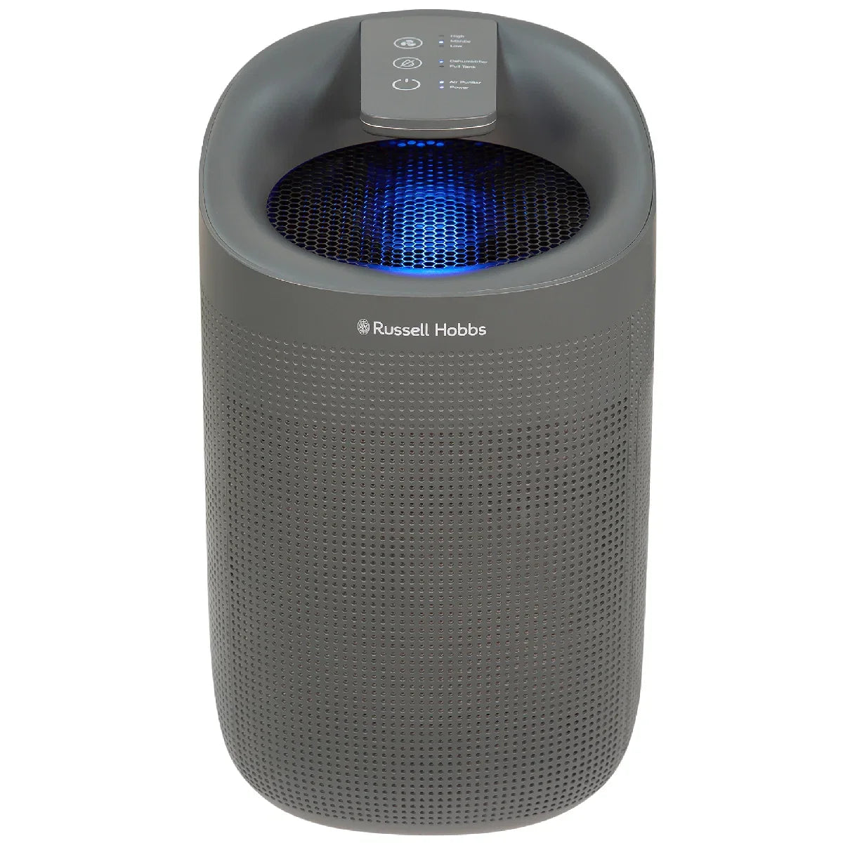 Russell Hobbs RHDH1101G Fresh Air Pro Compact Dehumidifier and Air Purifier, Ozone Free, 750ml/day, Grey