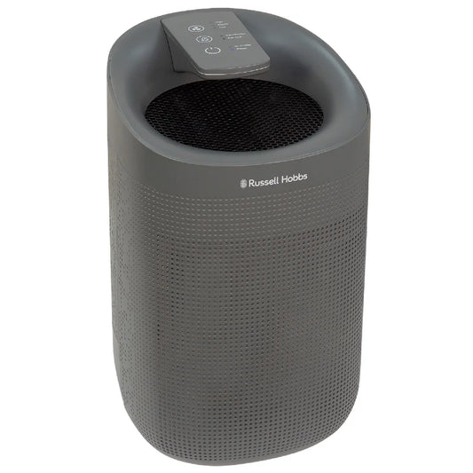 Russell Hobbs RHDH1101G Fresh Air Pro Compact Dehumidifier and Air Purifier, Ozone Free, 750ml/day, Grey