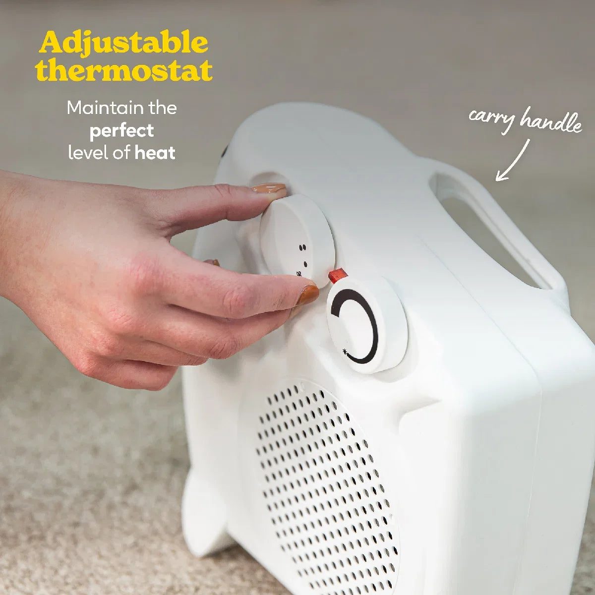 Russell Hobbs RHFH1005W Upright & Horizontal Fan Heater