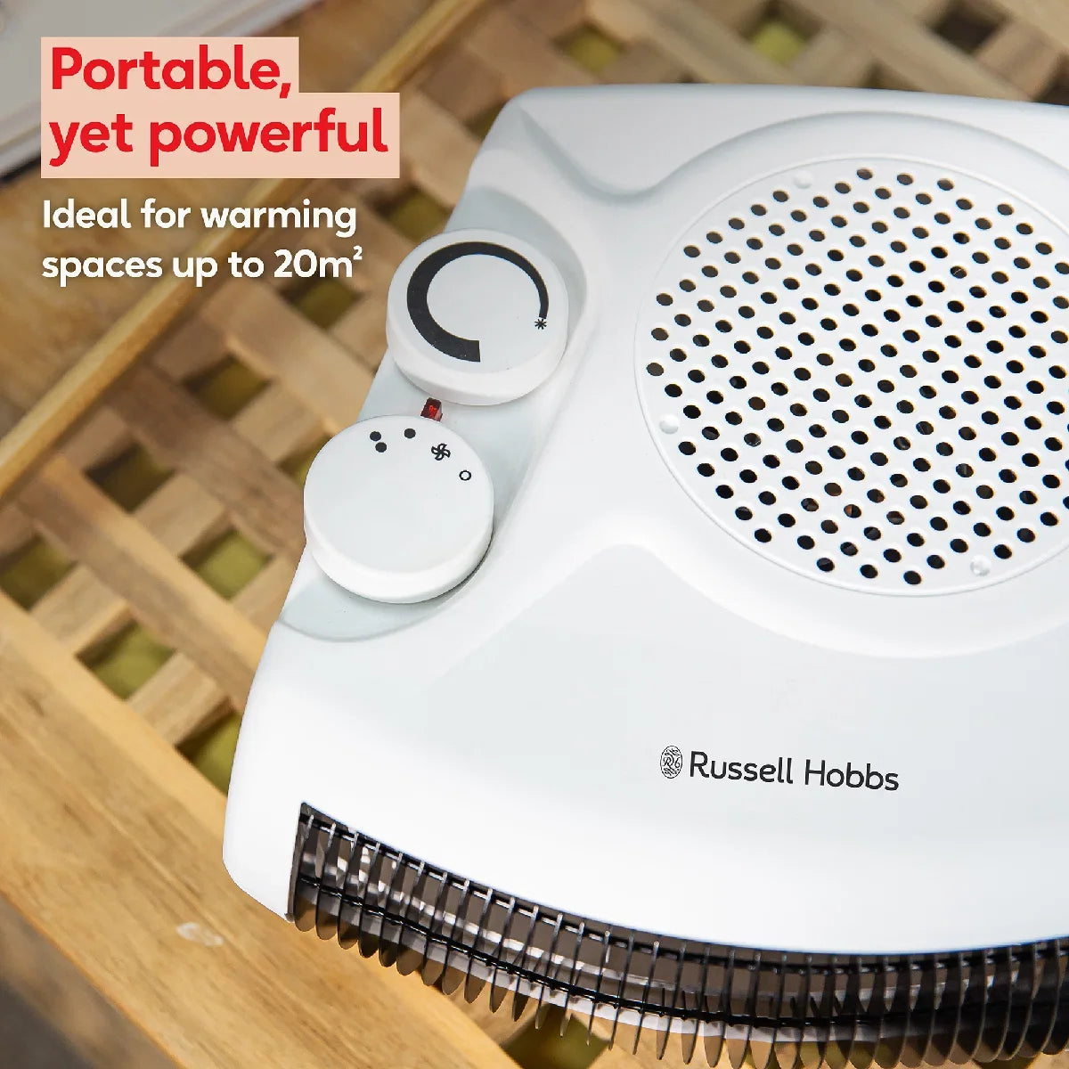 Russell Hobbs RHFH1005W Upright & Horizontal Fan Heater