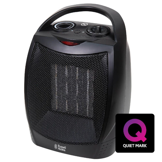 Russell Hobbs RHFH1006B 1.5kW Portable Ceramic Heater in Black