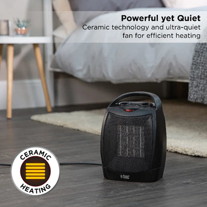 Russell Hobbs RHFH1006B 1.5kW Portable Ceramic Heater in Black