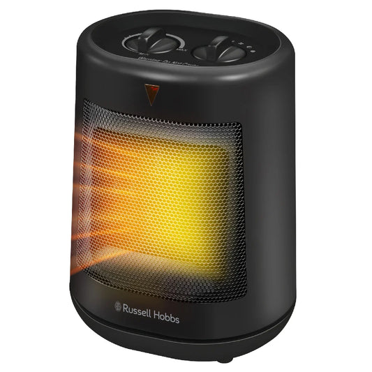 Russell Hobbs RHFH1008B 2kW Oscillating Ceramic Heater in Black